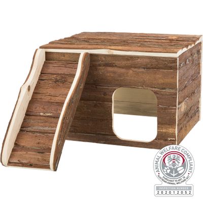 Foto van Trixie Functiehuis Gunnar konijnen schorshout