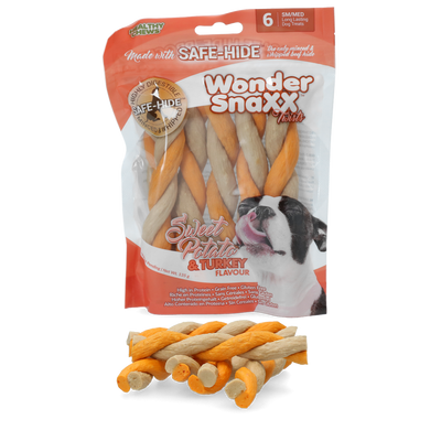 Foto van Wonder Snaxx Twists zoete aardappel en kalkoen