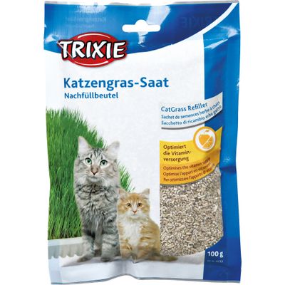 Foto van Trixie Kattengras Navulling voor #4232 - 12 stuks