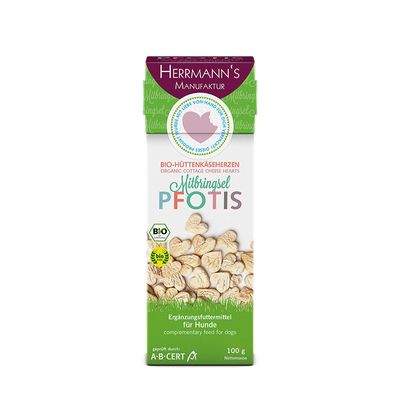 BIO PFOTIS COOKIES Hüttecheese Hearts 100 gr. Foto van BIO PFOTIS COOKIES Hüttecheese Hearts 100 gr.