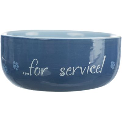 Foto van Trixie Voer/waterbak Thanks for Service keramiek - 4 stuks