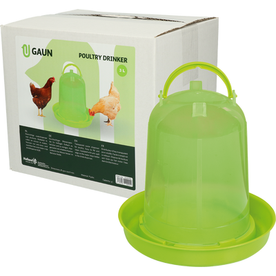 Foto van Pluimvee drinktoren 3 l green lemon