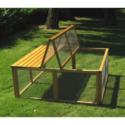 Foto van Vrije uitloopkast met klapdeksel