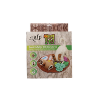 AFP Dig it - Round Fluffy mat with cute toy