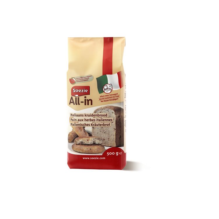 Soezie All-in italiaans kruidenbrood Foto van Soezie All-in italiaans kruidenbrood