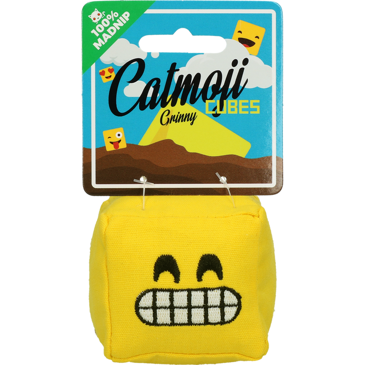 Foto van Emoji Cat Cube Grinny (met MadNip)