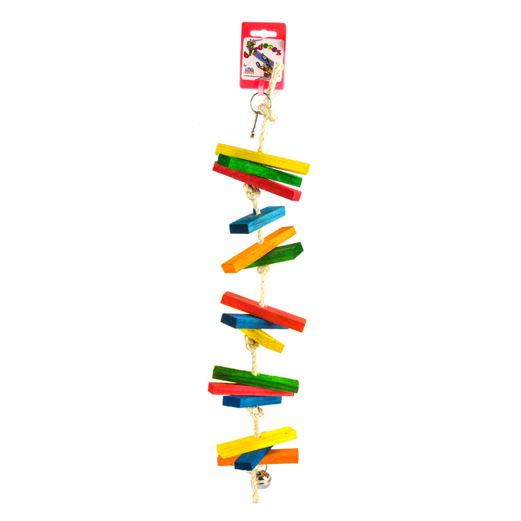 Foto van Birrdeeez Parakeet Toy Wood