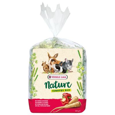 Foto van Versele-Laga Nature Timothy Hay Bell Pepper & Parsnip