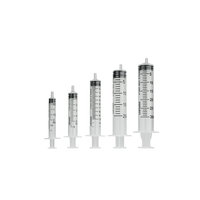 Wegwerpspuit 3-delig Luer hub 5ml