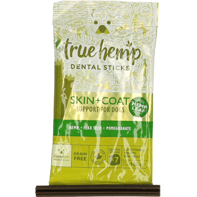 Foto van True Hemp Dental Sticks Skin en Coat