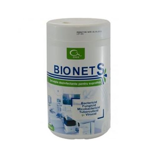 Servetele dezinfectante Bionet S, 150 buc