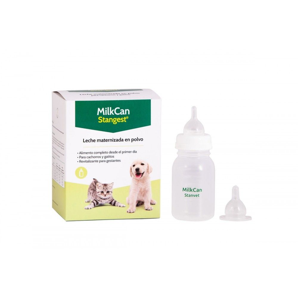 Milk Can, Lapte Praf Caini/ Pisici, Stangest, 400 g + Biberon Cadou