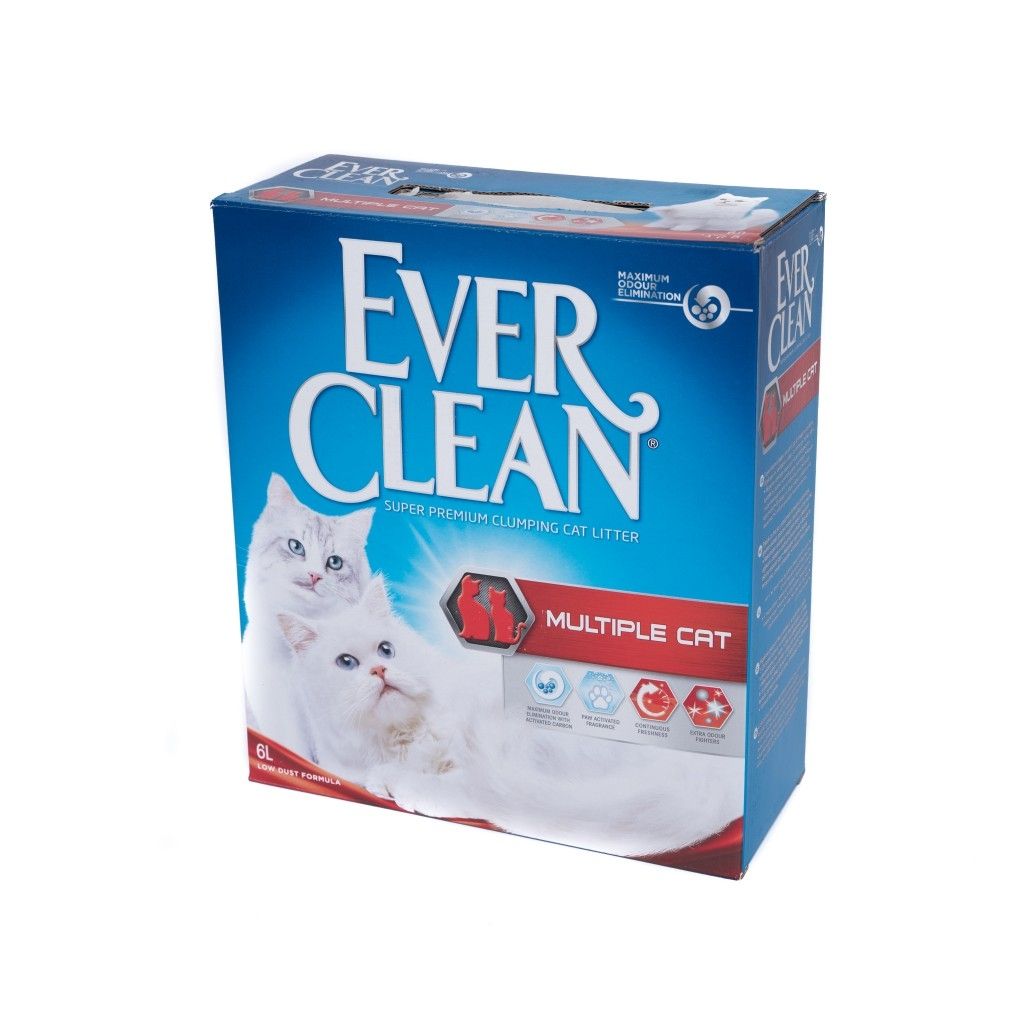 Nisip Igienic Ever Clean Multiple Cat, 10 L