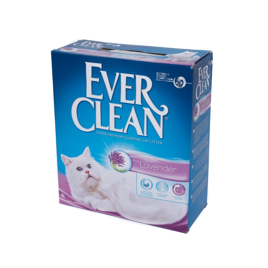 Nisip Igienic Ever Clean Lavender, 6 L