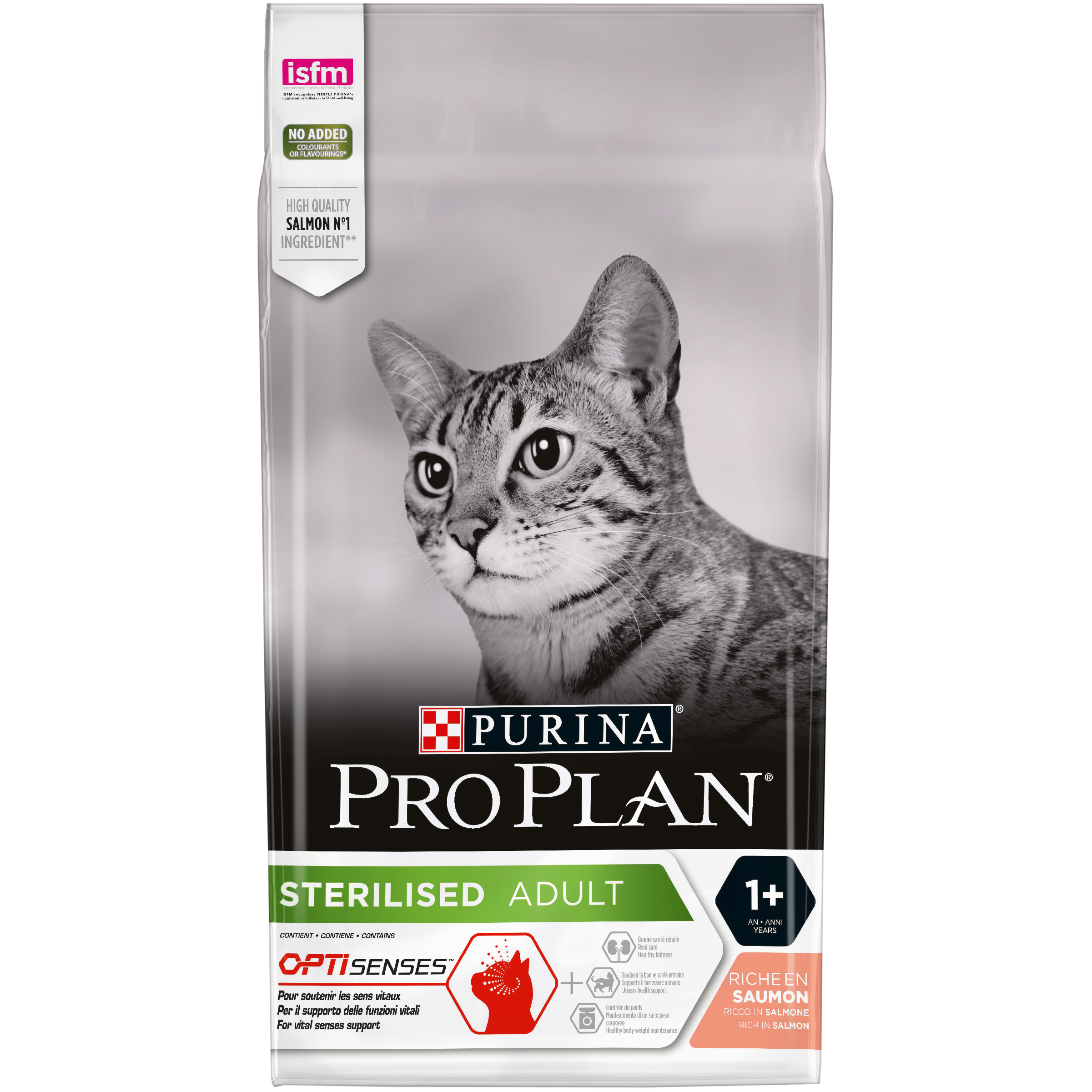 PRO PLAN OptiSenses Cat Sterilised Adult Salmon, 1.5 kg