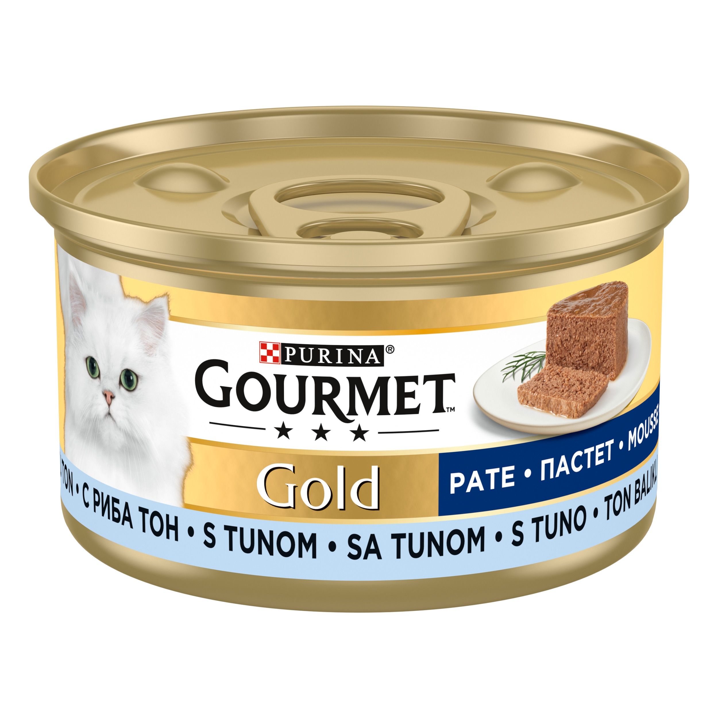 Gourmet Gold Mousse cu Ton, 85 g