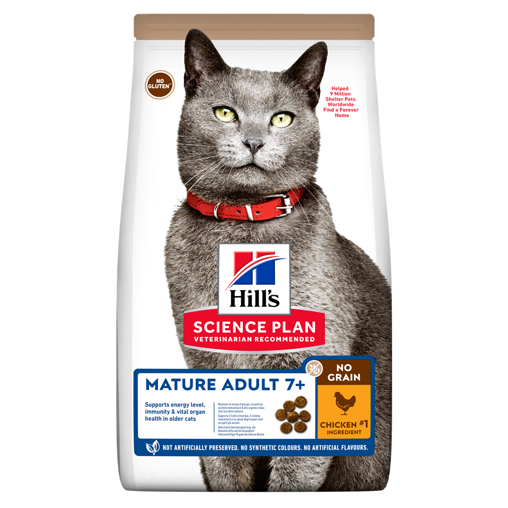 Hill’s SP Feline Mature No Grain Chicken, 1.5 kg 1.5 imagine 2022