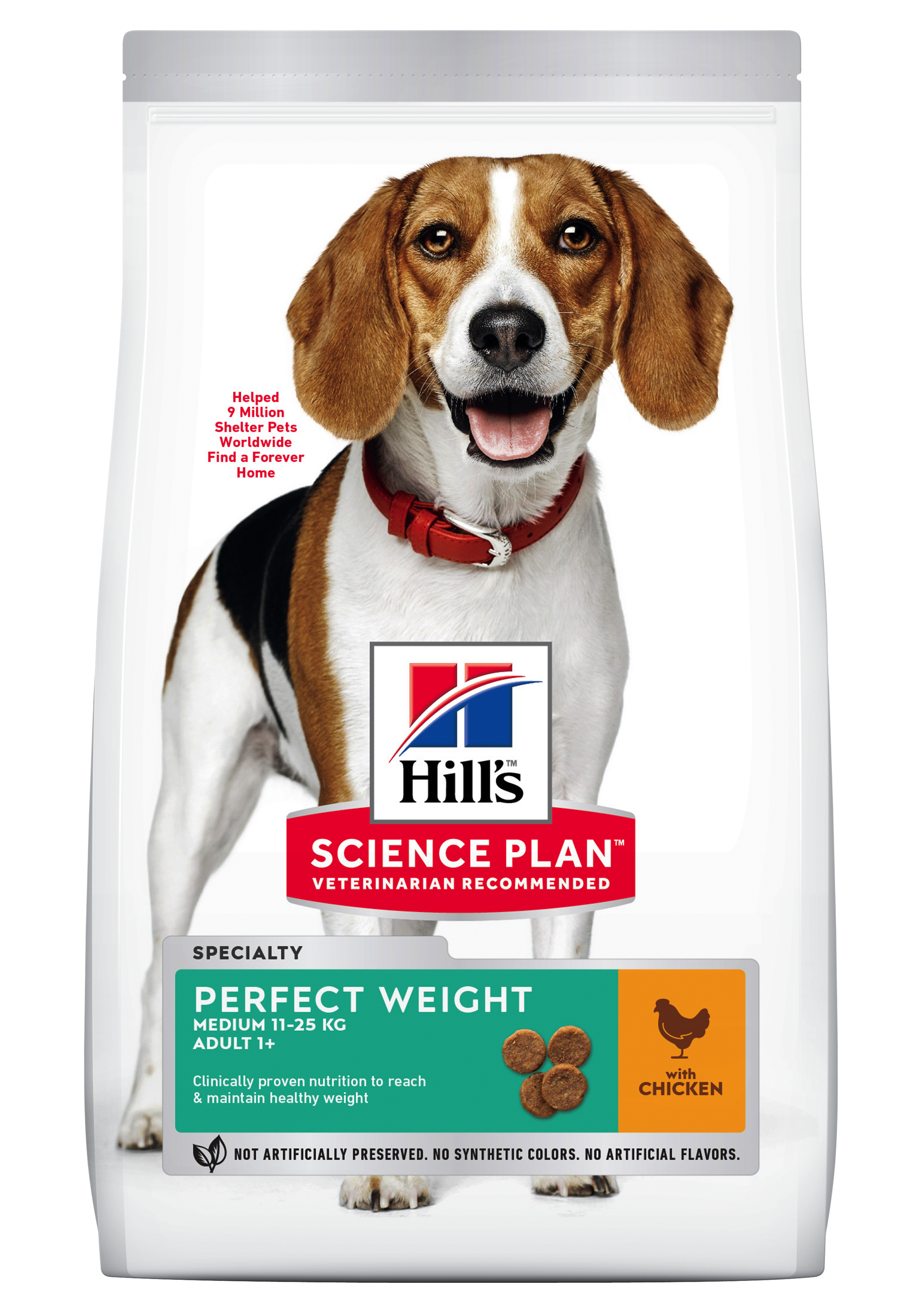 Hill’s SP Canine Adult Perfect Weight Medium Chicken Adult