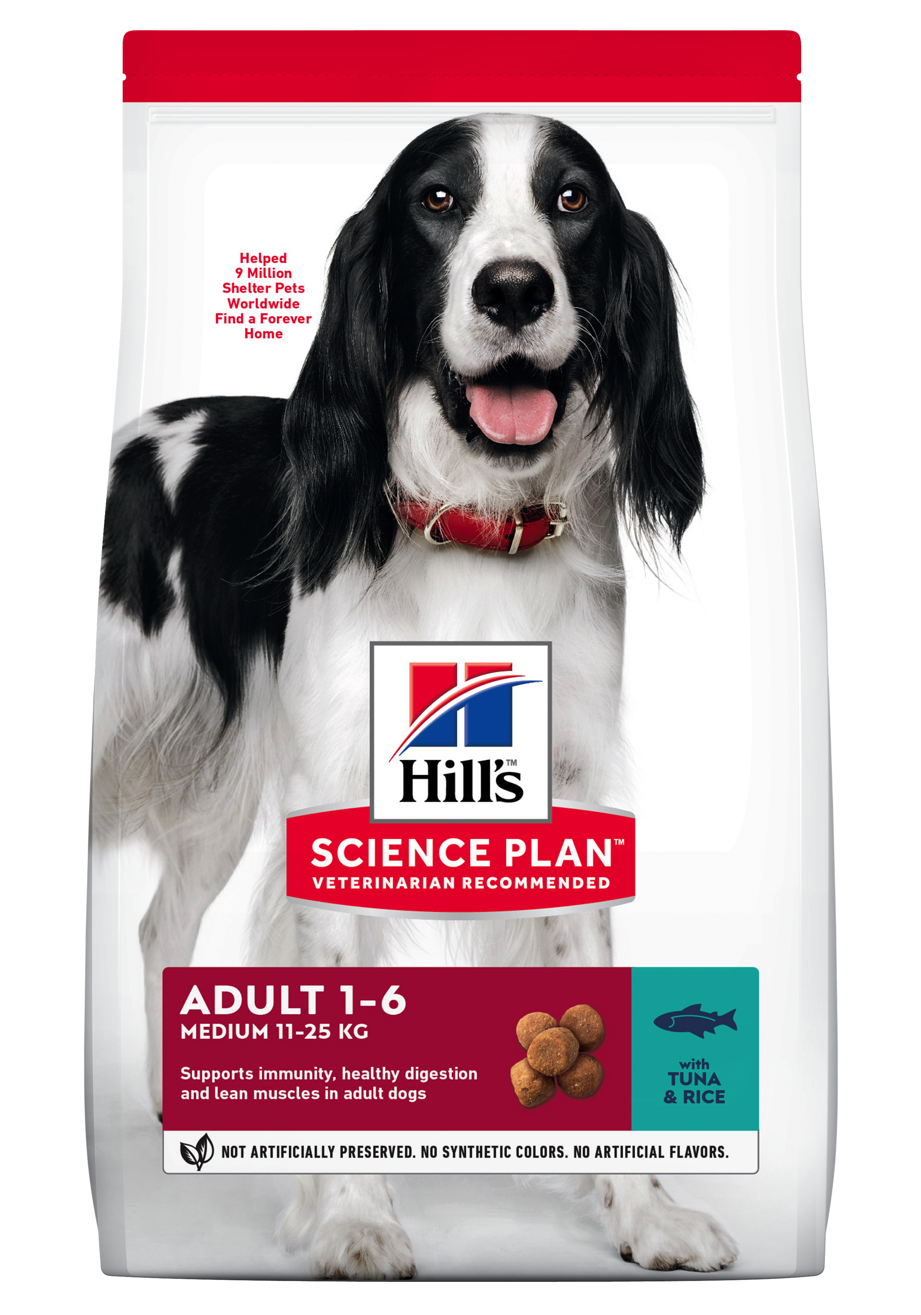 Hill\'s Science Plan Canine Adult Medium Tuna and Rice, 12 kg