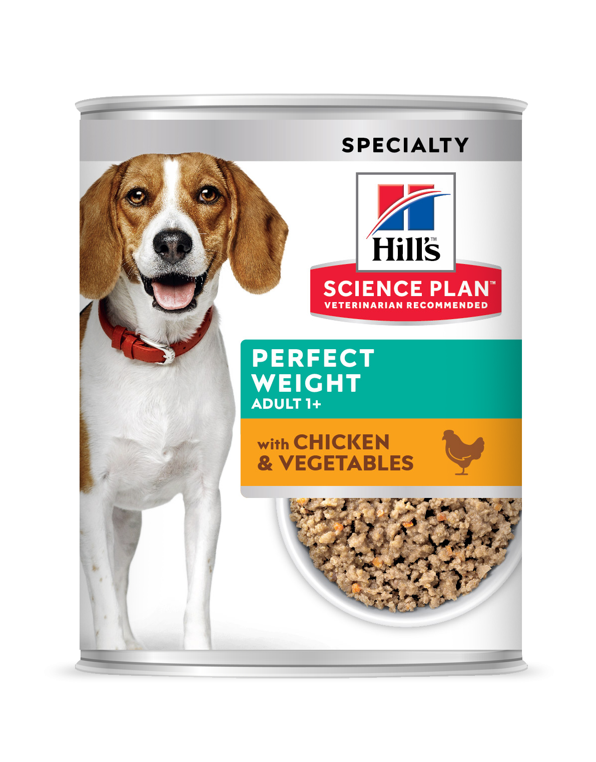 Hill's Sp Canine Adult Perfect Weight Chicken And Vegetables, 363 G