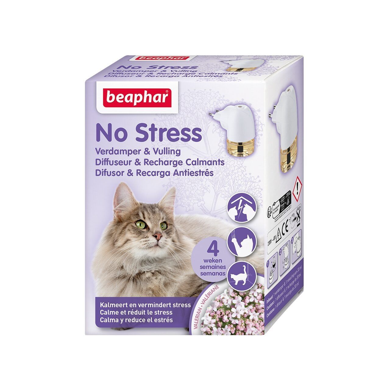 Beaphar No Stress Difuzor + Rezerva pentru Pisici, 30 ml