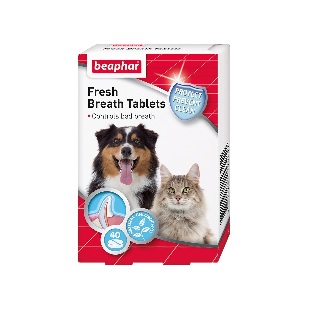 Beaphar Dental Fresh Breath Tablete Caini/ Pisici, 40 tablete