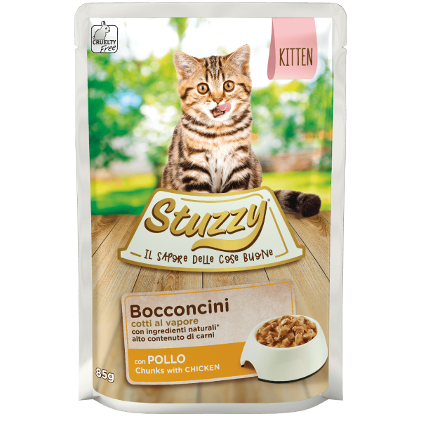 Stuzzy Cat Plic Bucati Sos Kitten, 85 g (bucăti imagine 2022