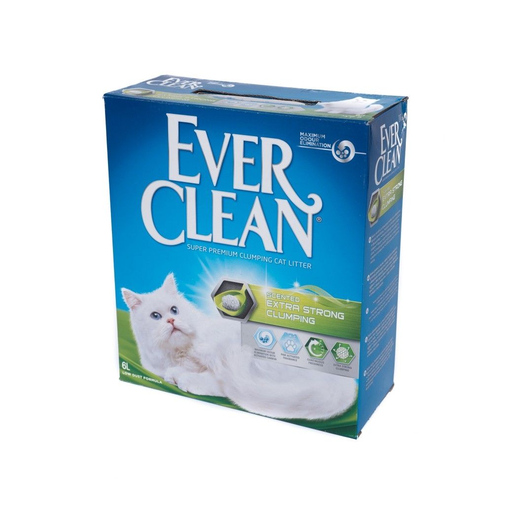 Nisip Litiera Ever Clean Extra Strong Clumping, 6 L