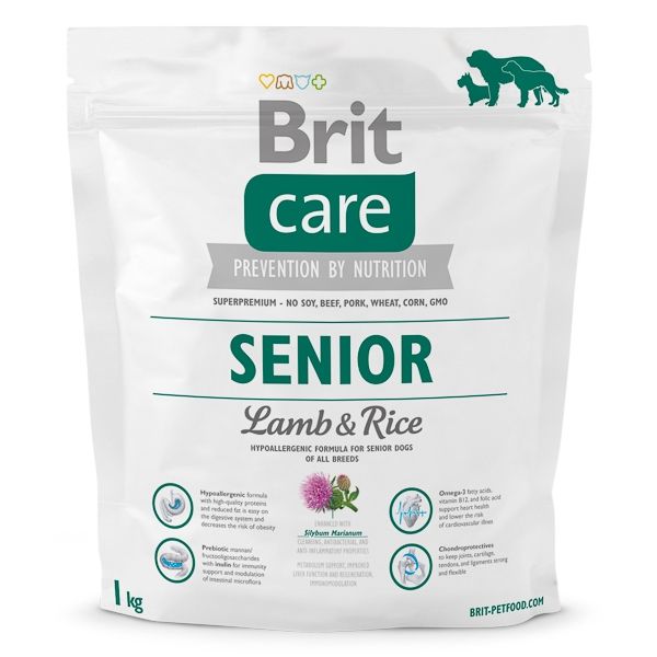 Brit Care Senior Lamb & Rice, 1 kg