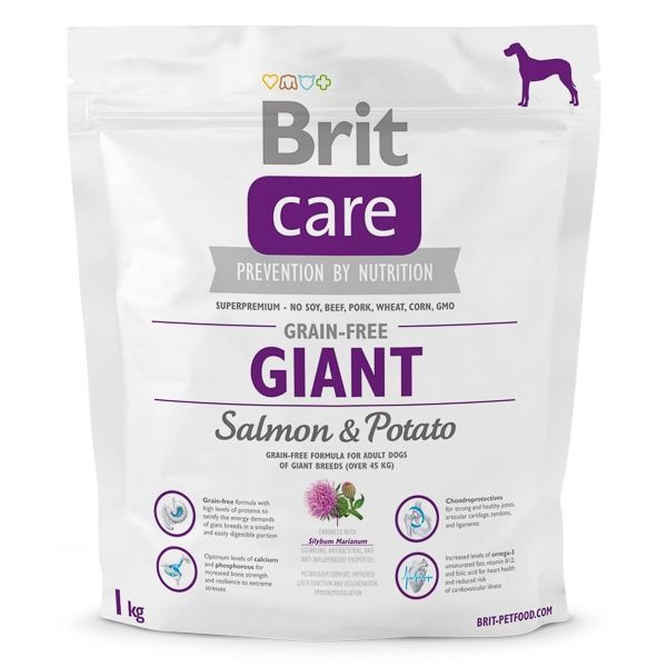 Brit Care Grain-free Giant Salmon And Potato, 1 Kg