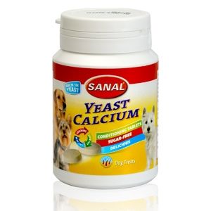Sanal Dog Yeast Calcium, 75 g calcium imagine 2022