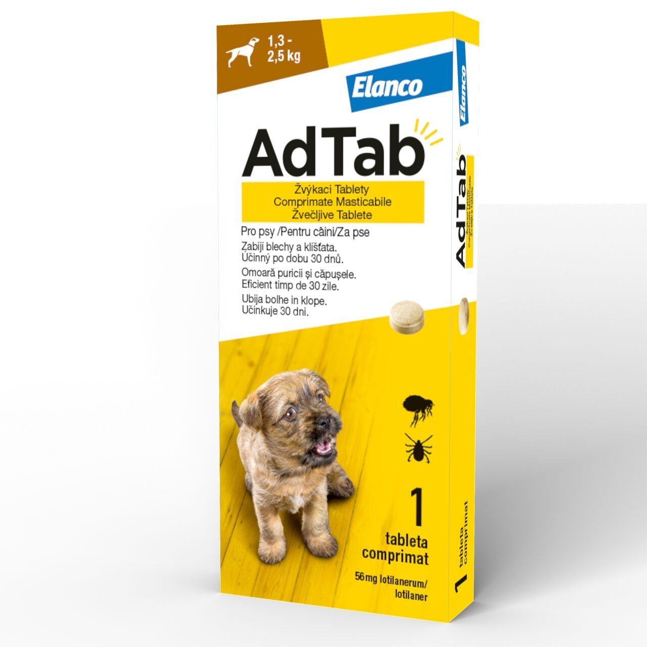 AdTab Dog, 56.25 mg/ 1 tableta