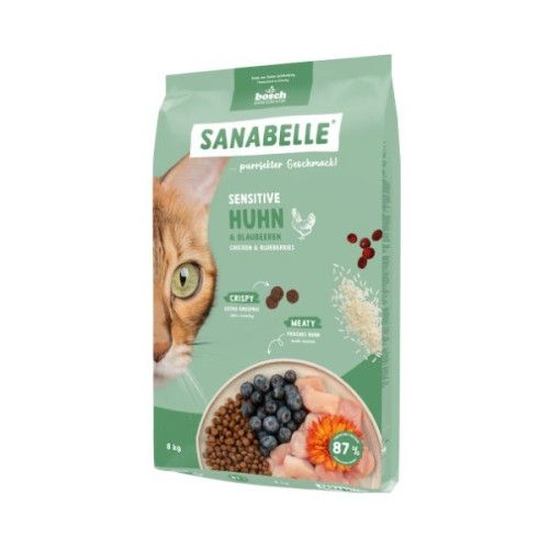 Hrana uscata pisici, Sanabelle Sensitive, Pui, 8 kg