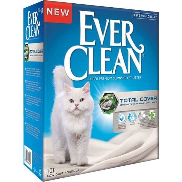 Nisip Igienic Ever Clean Total Cover, 6 l Clean imagine 2022
