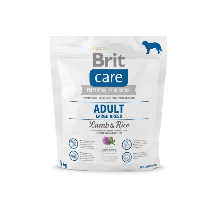 Brit Care Adult Large Breed Lamb & Rice, 1 kg