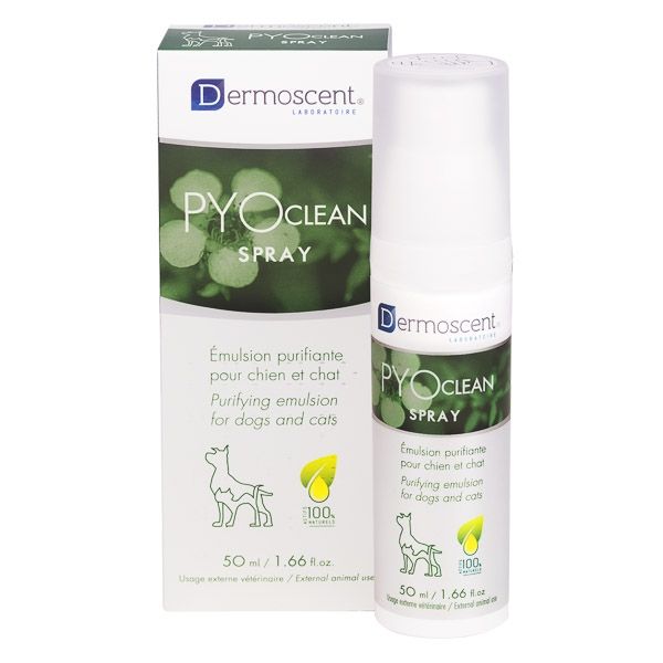 Dermoscent Pyoclean Spray for Dogs and Cats, 50 ml