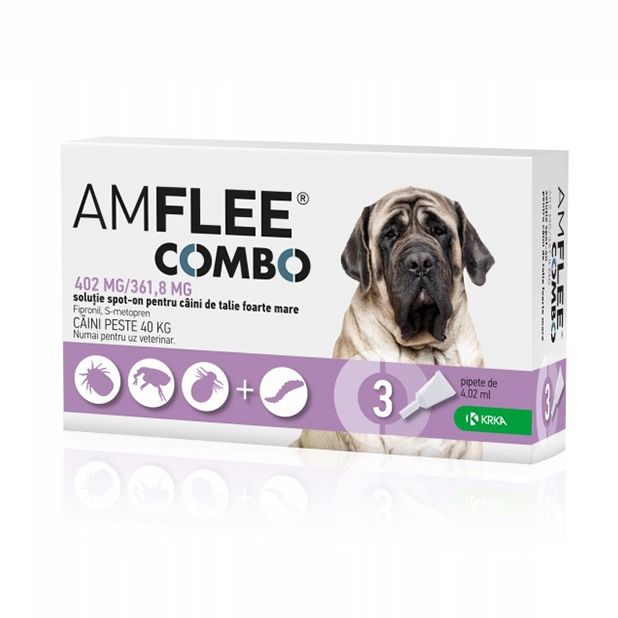 Amflee Combo Dog 402 mg, XL (40-60 kg) x 3 pipete