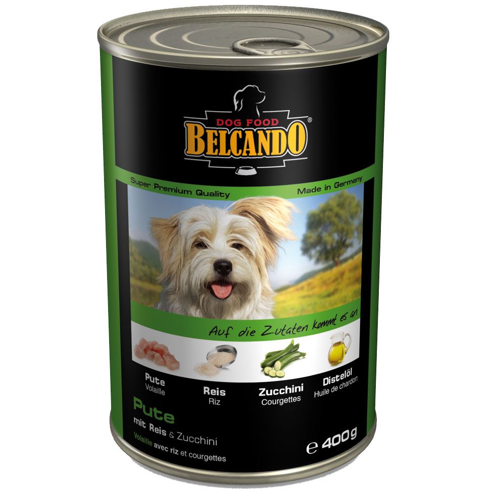 Belcando Dog Cons Curcan Orez/ Dovlecei, 400 g