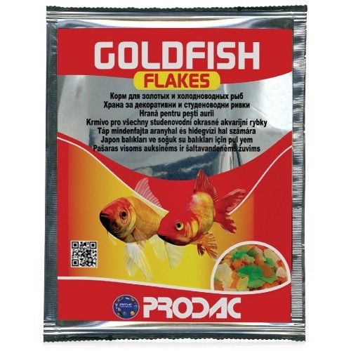 Hrana pentru pesti, Prodac Goldfish Flakes, 12 g FLAKES