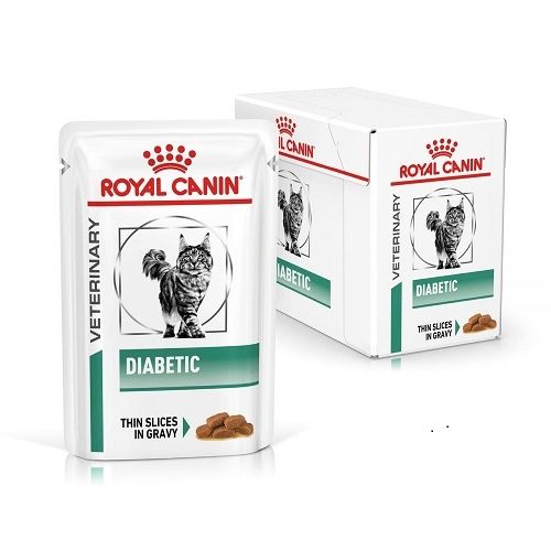 Royal Canin Diabetic Cat, hrana umeda pisica in sos/ gravy, 12×85 g 12x85