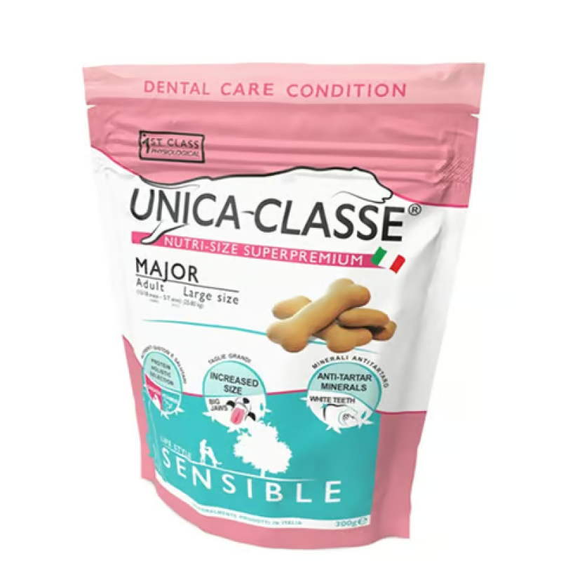 Hrana uscata Unica Classe Biscuiti caine Adult Sensibil, 300 g