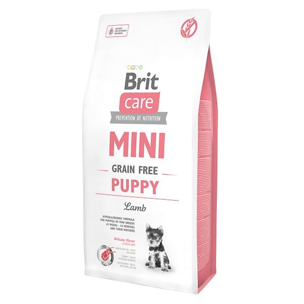 Brit Care Mini Grain Free Puppy Lamb, 7 kg