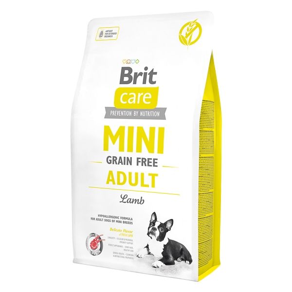 Brit Care Mini Grain Free Adult Lamb, 2 Kg