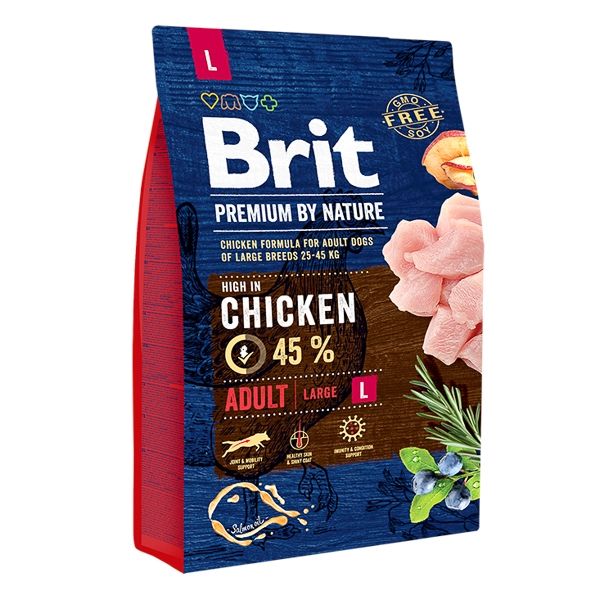 Brit Premium by Nature Adult Large, 3 kg Adult imagine 2022