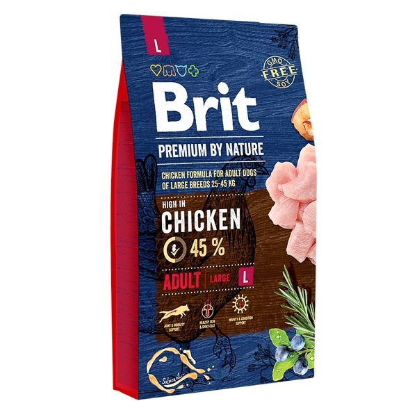 Brit Premium By Nature Adult L, 8 Kg