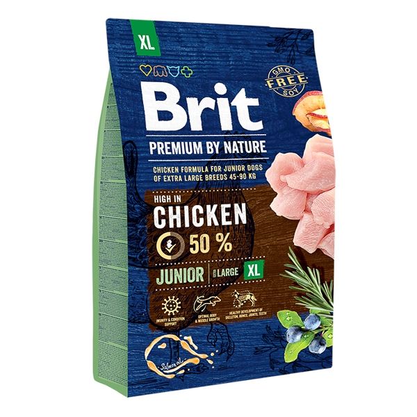 Brit Premium by Nature Junior XL, 3 kg Brit imagine 2022