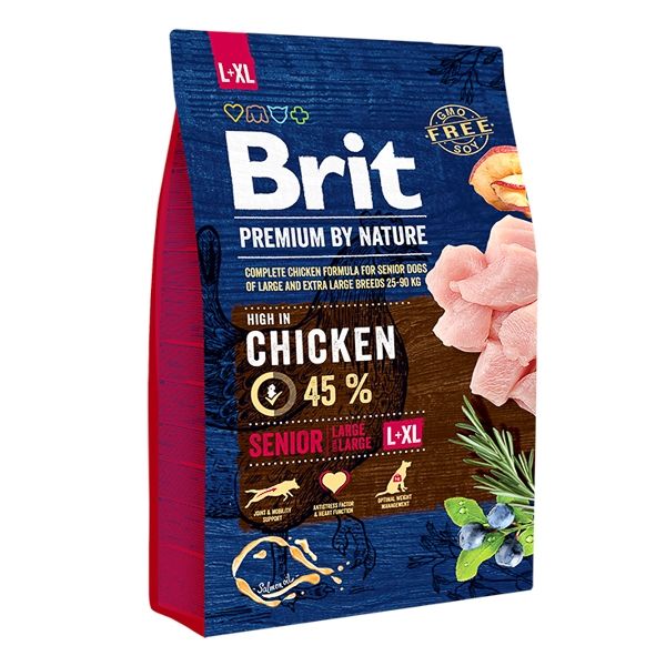Brit Premium by Nature Senior L plus XL, 3 kg Brit imagine 2022