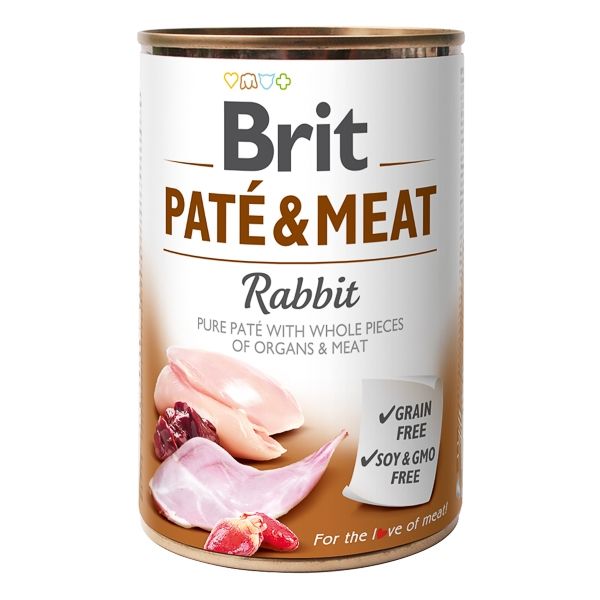 Brit Pate & Meat Rabbit, 400 g