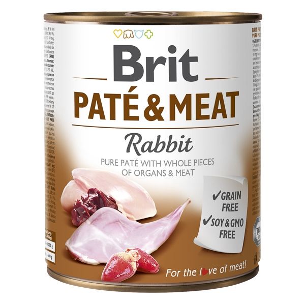Brit Pate and Meat Rabbit, 800 g