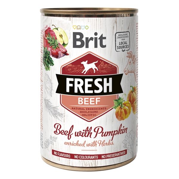 Brit Fresh Beef with Pumpkin, 400 g